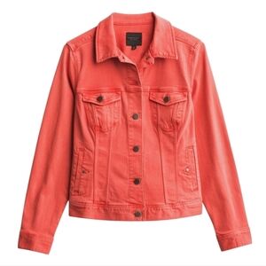 Liverpool Temma Denim Jacket Women's Coral Denim Jacket Coral